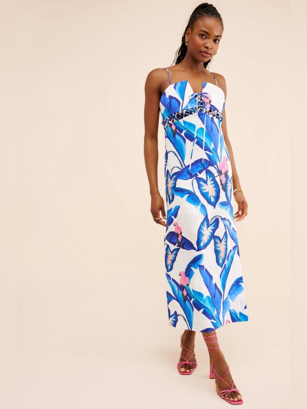 FARM Rio BLUE FOLIAGE OFF-WHITE
Dress midi dress